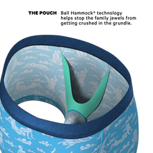 Load image into Gallery viewer, Light blue trunks underwear