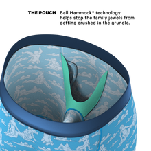 Load image into Gallery viewer, Light blue long leg ball hammock boxers