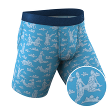 Load image into Gallery viewer, The Reverse Cloud Girl | Cloud Long Leg Ball Hammock® Pouch Underwear With Fly