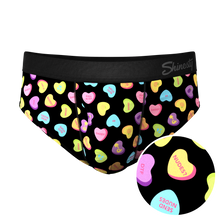 Load image into Gallery viewer, The Smooth Talker | Candy Hearts Ball Hammock® Pouch Underwear Briefs