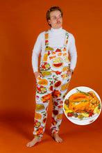Load image into Gallery viewer, Thanksgiving Foods Pajamaralls