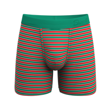Load image into Gallery viewer, Christmas Striped Ball Hammock Pouch Underwear