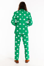 Load image into Gallery viewer, Clover green and white suit
