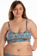 Load image into Gallery viewer, women's tropical flamingo bralette