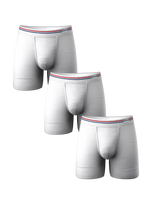 Load image into Gallery viewer, The Cloud 9 | Solid White Ball Hammock® Pouch Underwear 3 Pack