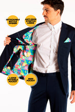 Load image into Gallery viewer, patchwork flag suit with secret pockets