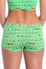 Load image into Gallery viewer, Green halloween boyshort underwear