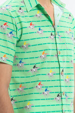 Load image into Gallery viewer, men's derby horses racing stripe hawaiian shirt