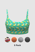 Load image into Gallery viewer, The School Bus | Back To School Bralette 5 Pack