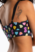 Load image into Gallery viewer, women's candy hearts bralette