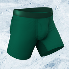 Load image into Gallery viewer, The Young Grasshopper Green paradICE Cooling Ball Hammock Pouch Underwear