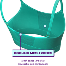 Load image into Gallery viewer, Comfy green cooling bralette