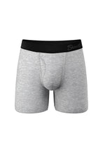 Load image into Gallery viewer, mens grey boxer with fly
