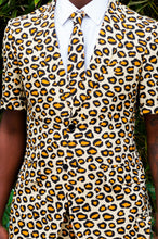 Load image into Gallery viewer, Leopard Print Jungle Cat Summer Suit