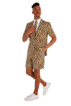Load image into Gallery viewer, leopard mens suit