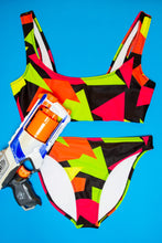 Load image into Gallery viewer, neon two piece bikini