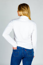 Load image into Gallery viewer, White plain ladies turtleneck
