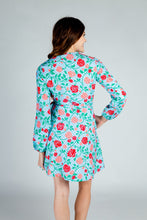 Load image into Gallery viewer, floral wrap dress
