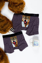 Load image into Gallery viewer, Boys Grey wolf boxer briefs
