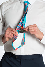 Load image into Gallery viewer, Pastel tropical pocket tie
