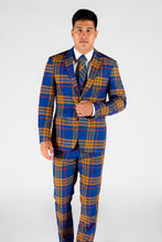 Load image into Gallery viewer, The Pipe Tobacco | Blue Plaid Suit 
