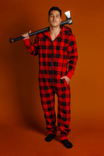 Load image into Gallery viewer, The Lumbersexual | Buffalo Check Adult Onesie
