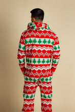 Load image into Gallery viewer, Red and green christmas adult pjs

