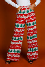 Load image into Gallery viewer, The Red Ryder | Women&#39;s Knit Print Christmas Pant 
