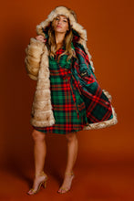 Load image into Gallery viewer, Christmas red and green plaid dress
