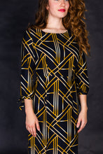 Load image into Gallery viewer, Art deco printed NYE dress
