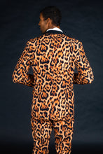 Load image into Gallery viewer, Mens leopard print blazer
