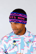 Load image into Gallery viewer, Pink Blue Black Knit Headband
