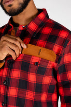 Load image into Gallery viewer, Buffalo check men&#39;s stretch flannel
