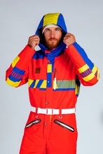 Load image into Gallery viewer, A man in a vintage ski suit, reminiscent of iconic weekends.
