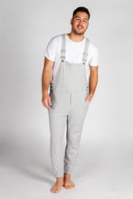 Load image into Gallery viewer, The Groutfit | Heather Grey Men&#39;s Pajamaralls
