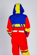 Load image into Gallery viewer, red yellow and blue snow suit
