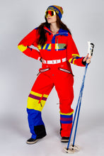 Load image into Gallery viewer, 80s retro style snow suit

