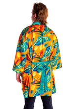 Load image into Gallery viewer, Orange hawaiian kimono for guys 
