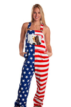 Load image into Gallery viewer, women&#39;s usa overalls 
