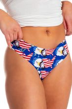 Load image into Gallery viewer, Rock flag &amp; eagle seamless thongs
