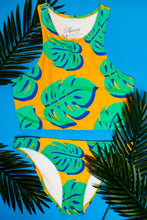 Load image into Gallery viewer, Women&#39;s palm tree 2 piece bikini 
