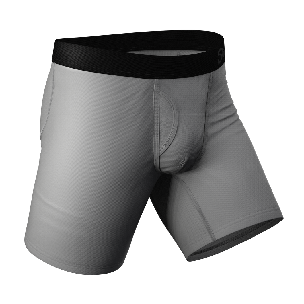 The 50 Shades | Grey Long Leg Ball Hammock¬Æ Pouch Underwear With Fly