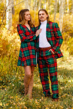 Load image into Gallery viewer, The Lincoln Log Love Lady | Plaid Christmas Wrap Dress
