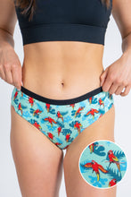Load image into Gallery viewer, The Squawk Tease | Tropical Parrot Cheeky Underwear
