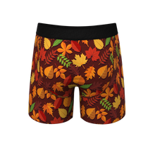 Load image into Gallery viewer, Brown leafy pouch underwear
