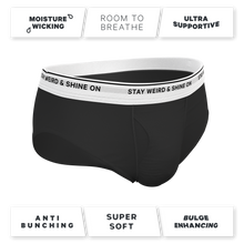 Load image into Gallery viewer, Super soft black pouch underwear brief
