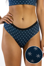 Load image into Gallery viewer, The Avalanche | Color Changing Snowflake Modal Cheeky Underwear
