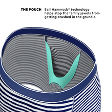 Load image into Gallery viewer, Blue and white ball hammock
