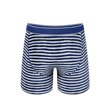 Load image into Gallery viewer, Blue and white stripe underwear
