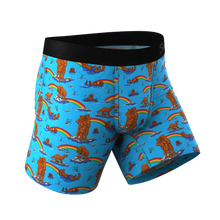 Load image into Gallery viewer, bear and otter rainbow pouch underwear
